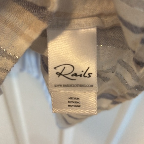 Rails Jasmine Fiji Stripe Long Sleeve Dress - M - Picture 8 of 11